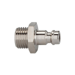 Plug-in nipple NW5 AG Nickel-plated brass