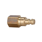 Einstecknippel NW5 IG 1/8" Messing, beidseitig absperrend