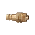 Plug-in nipple NW7.2 Hose connection 12 x 9 mm Brass bright