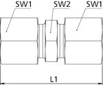 Straight complete Galvanised