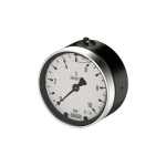 Glyzerin-Manometer AG, bar, max 60°C Metall, Anschluss hinten