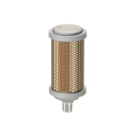 High-performance silencer AG 0-10 bar, max 150°C Aluminium and perforated sheet