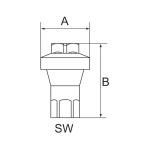 Druckregler für Wasser Inline bar ohne