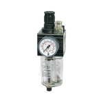 Combi onderhoudsunit IG bar Polycarbonaat reservoir, handmatig aftapventiel