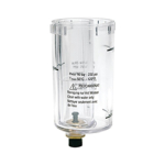 Plastic container with drain valve incl. O-ring for 3/4" - 1"