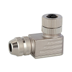 Haakse kabelaansluiting M 12, 5-polig , met schroefklemmen