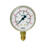 Manometer neutral AG 1/4", D63 mm, 0-20/40 bar senkrecht, Metall