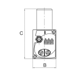Regelklep proportioneel IG 0-10 bar digitaal, 24 V DC, type sentronic D