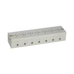 Row base plate M5, 7-way, length 124 mm