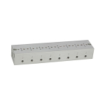 Row base plate M5, 8-way, length 140 mm