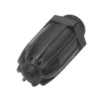 Runddüse lärmreduziert AG M 12x1,25 mm, L 41 mm Diagramm 7, POM Kunststoff