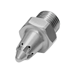 Runddüse lärmreduziert AG M 12x1,25 mm, L 35 mm Diagramm 8, Aluminium