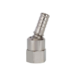 Hose nozzle NW7.2 IG 1/4", Nickel-plated brass, rotatable