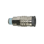 Quick-release coupling NW10, AG "R, L Nickel-plated brass