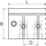Distribution board integrated ball valves, BL Die-cast aluminium