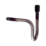 Wassersackrohr U-Form G 1/2" mit Anschlusszapfen CrNi-Stahl