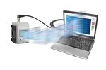 Analysepakket voor drukverschil-flowmeters incl. gegevensomzetter met USB-interface.