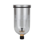 Polycarbonatbehälter O-Ring, Ablassventil halbautomatisch Serie Standard, für Filterregler 678