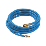 Persluchtslangenset Slang 14,5/9 mm, L=15 m, max 15 bar zacht PVC, veiligheidskoppeling NW7.2