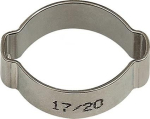 2-Ohr Schlauchklemme 11-13 mm, Bandbreite 6,5 mm Edelstahl W4