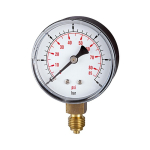 Standaardmanometer, drukleiding AG bar, -20°C - 60°C onderaansluiting