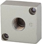 Adapter voor montage van standaard manometers (rond) Serie G mini