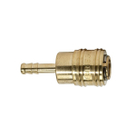 Schnellverschlusskupplung connect line 8 mm Tülle, L 54 mm, NW7,2 0-35 bar, Messing blank