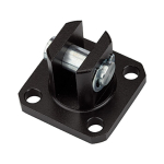 Draaibare oogmontage type CB voor cilinders met korte slag en zuiger D 12 mm