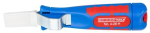 Cable knife for Ø 4-28 mm with hook blade, blue/red Weicon No. 4-28H