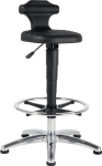 Sitz-Stehstuhl Flex ESD Sitzhöhe 510-780 mm Integralschaum, mit Fußring