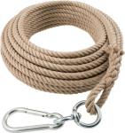 Emmertouw met lus Ø 18 mm, L=25 m, 4-aderig getwist