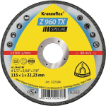Cutting disc 115x1x22.23 mm, straight Z 960 TX Special Klingspor Kronenflex