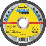 Cutting disc 125x1x22.23 mm, straight Z 960 TX Special Klingspor Kronenflex