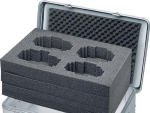 Schaumstoffeinsatz für Rollbox 550x350x380 mm für Box 41812, Zarges
