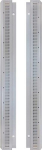 Wandschiene L=1000 mm lichtgrau für Wandregal
