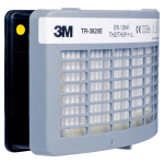 Particle filter with activated carbon against acid gases below AGW 3M TR-3822E