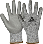 Handschuhe, schnitthemmend Gr.10, teilbeschichtet PU grau Medio Cut 5, Level D