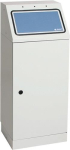 Verzamelaar voor recyclebaar afval, 45 l, HxBxD 1000x400x300 mm 3 folies blauw geel grijs