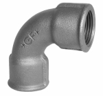 Bend 90° short no.2a galvanised I/I Rp ISO/EN D1 Georg Fischer