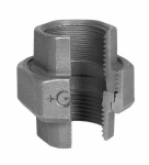 Screw connection no. 330 galvanised I/I Rp 2" flat sealing ISO/EN U1 Georg Fischer