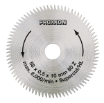 Circular saw blade, Super Cut Super Cut 58 mm, 80 teeth Proxxon 28014