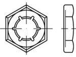 Lock nut DIN 7967 M 16, hot-dip galvanised Pal mother