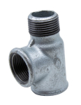 T-stuk nr. 134 gegalvaniseerd I/I/A Rp/Rp/R 1" x 1" x 1"