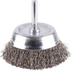 Cup brush, steel, crimped wire 0.2 mm, 70 mm, 4500 rpm Bosch 1.609.200.271