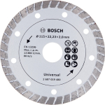 Diamanttrennscheibe Ø 115 mm Bosch 2.607.019.480 Turbo
