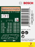 Mini-X-Line masonry drill bit set 7 pcs Bosch 2.607.019.581