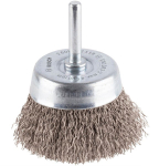 Cup brush, stainless steel, crimped wire 0.3 mm, 60 mm, 4500 rpm Bosch 2.608.622.118