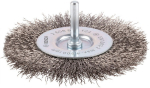 Scheibenbürste, Edelstahl, Draht gewellt 0,3 mm, 100 mm, 10 mm, 4500 U/ min Bosch 2.608.622.124