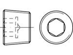 Schroefplug DIN 906-A4 R 1 1/4" roestvast staal