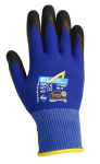 Fijn gebreide handschoenen Maat 7, blauw, nitril coating EN388 Cat.II, Elstar Flex